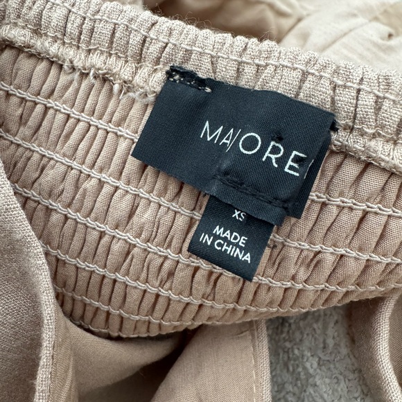 MAJORELLE Emily Top Cropped Long Sleeve Beige In store now Revolve XS - Picture 9 of 10